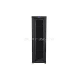 LANBERG 19" szabadon álló rack szekrény 42U/800X1200 üvegajtó, lapraszerelt, LCD kijelző V2 (fekete) FF01-8242-12BL small