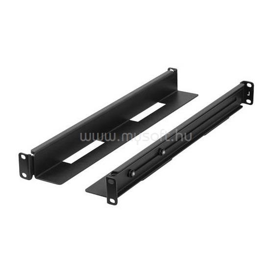 LANBERG 397-680 mm állítható rack sín készlet ,1U (fekete)