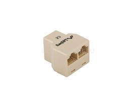 LANBERG AD-RJ45-2RJ45-OU RJ45 inline coupler RJ45->2XRJ45 AD-RJ45-2RJ45-OU small
