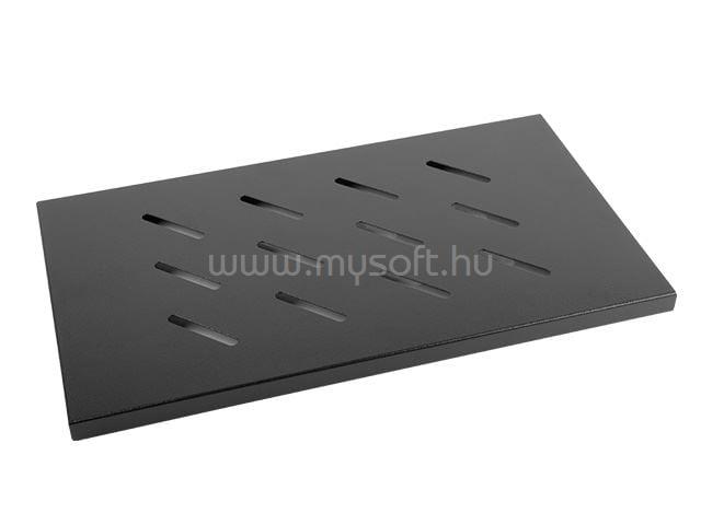 LANBERG AK-1002-B 19" rack szekrényekhez 1U magasságú /315mm mélységű fix polc max. 120kg (fekete)
