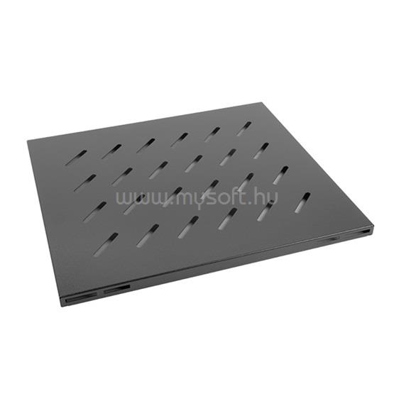LANBERG AK-1003-B 19" rack szekrényekhez 1U magasságú /515mm mélységű fix polc max. 120kg (fekete)