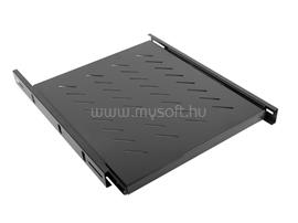 LANBERG AK-1007-B 19" rack szekrényekhez 1U magasságú /550mm mélységű kihúzható polc max. 60kg (fekete) AK-1007-B small
