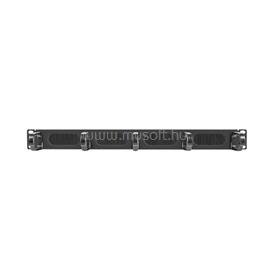 LANBERG AK-1203-B 19" rack szekrényekhez 1U magasságú B típusú fésűs kábelrendező panel (fekete) AK-1203-B small