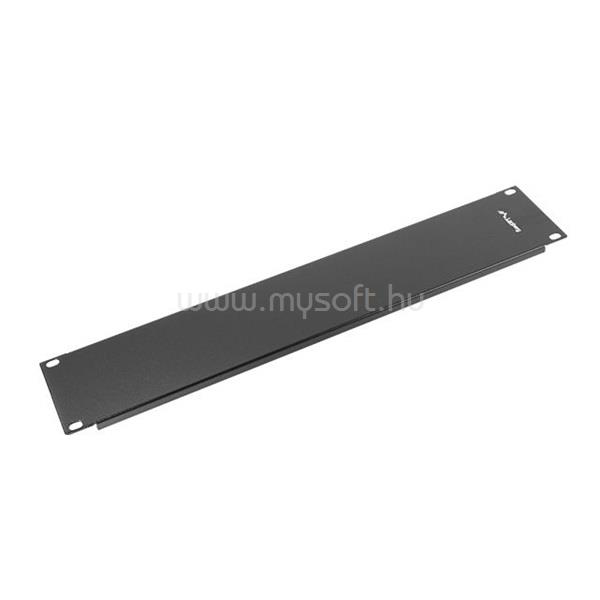 LANBERG AK-1402-B 19" rack szekrényekhez 2U magasságú vakpanel (fekete)