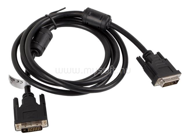 LANBERG CA-DVID-10CC-0018-BK DVI-D M 24+1 kábel 1.8 m (fekete)