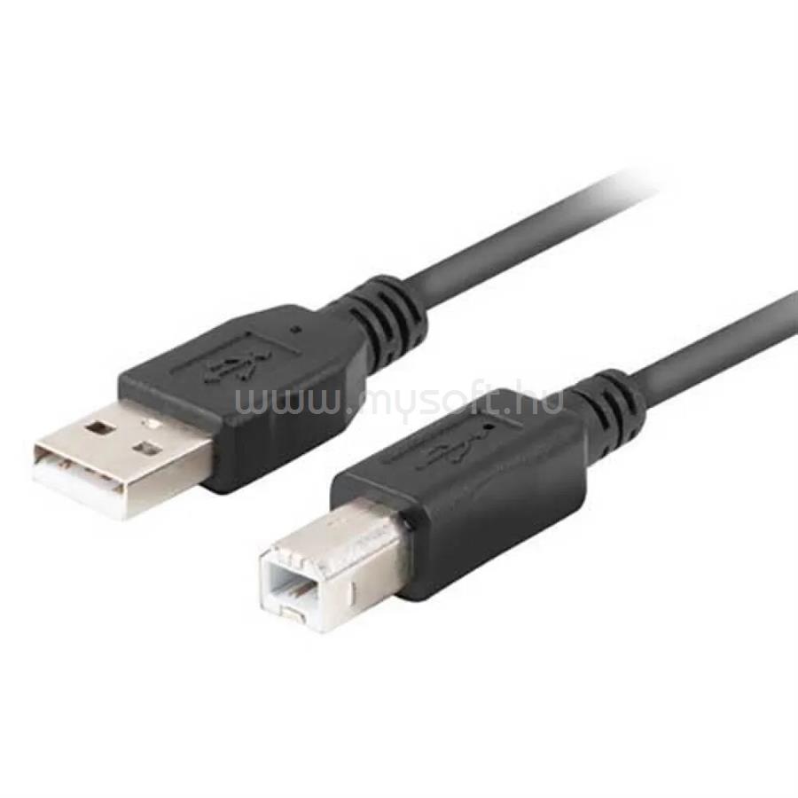 LANBERG CA-USBA-15CU-0030-BK cable USB 2.0 AM-BM with ferrite 3m black
