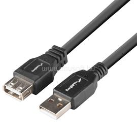 LANBERG CA-USBE-15CU-0018-BK extension cable USB 2.0 AM-AF 1.8m black CA-USBE-15CU-0018-BK small