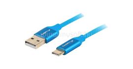 LANBERG CA-USBO-22CU-0010-BL cable Premium Quck Charge 3.0 USB-C M A M 1m Blue CA-USBO-22CU-0010-BL small