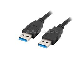 LANBERG USB-A (M/M) 3.0 kábel, 1,8 m (fekete) CA-USBA-30CU-0018-BK small