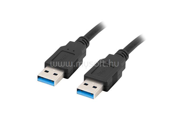 LANBERG USB-A (M/M) 3.0 kábel, 1,8 m (fekete)