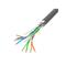 LANBERG Cat.6 F/UTP réz fali kábel 305m, AWG23, PVC, 250Mhz, Eca, szürke, CPR LCF6-11CU-0305-S small