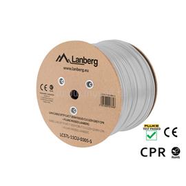 LANBERG Cat.7 S/FTP réz fali kábel 305m, LSZH, AWG23, 600Mhz, Dca, szürke CPR LCS7L-11CU-0305-S small