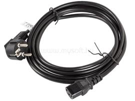 LANBERG CEE 7/7 - IEC 320 C13 VDE fekete tápkábel, 3m CA-C13C-11CC-0030-BK small