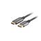 LANBERG DisplayPort (M)->HDMI (M) kábel 1,8 m, 4K, fekete-ezüst CA-DPHD-20CU-0018-BK small