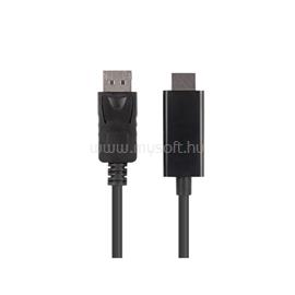 LANBERG DisplayPort (M) v1.1->HDMI (M) kábel, 1,8 m, fekete CA-DPHD-11CC-0018-BK small
