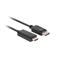 LANBERG DisplayPort (M) v1.1->HDMI (M) kábel, 1,8 m, fekete CA-DPHD-11CC-0018-BK small