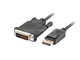 LANBERG Displayport male V1.2 - DVI-D male (24+1) dual link fekete kábel, 1m CA-DPDV-10CU-0010-BK small