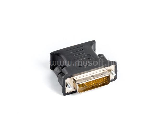 LANBERG DVI-I(M)(24+5) DUAL LINK->VGA(F) ADAPTER FEKETE