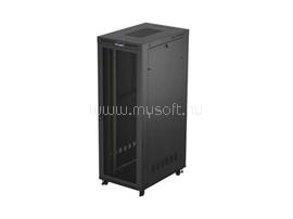 LANBERG FF01-8247-23BL 19" 47U SZÉL:800mm MÉLY:1200mm MAG:2343mm lapraszerelt LCD hálós fémajtós fekete szerver szekrény FF01-8247-23BL small