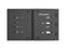 LANBERG folding bracket wall-mount 19inch 6U 497x400/240 black FB01-5406-10B small