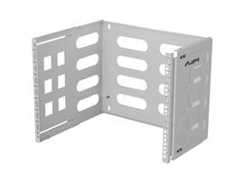 LANBERG folding bracket wall-mount 19inch 8U 497x400/240 grey FB01-5408-10S small
