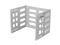 LANBERG folding bracket wall-mount 19inch 8U 497x400/240 grey FB01-5408-10S small