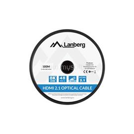 LANBERG HDMI (M/M) v2.1 kábel 100 m, optikai, fekete, AOC CA-HDMI-30FB-1000-BK small