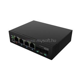 LANBERG Ipari Gigabit PoE switch, 3x PoE+, 1x PoE++, 2x SFP, 90W ILGE-4P-2S-90 small