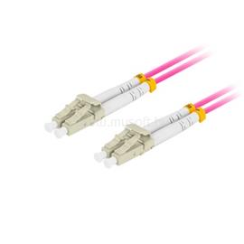 LANBERG Optikai patch kábel MM LC/UPC-LC/UPC duplex 20m LSZH OM4 50/125 3.0mm (lila) FO-LULU-MD41-0200-VT small