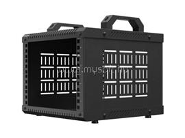 LANBERG OR10-2304-B 10" 4U 280x300 MAX:60kg nyitott mini fekete rack szekrény OR10-2304-B small