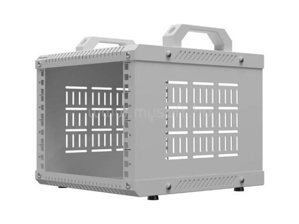 LANBERG OR10-2304-S 10" 4U 280x300 MAX:60kg nyitott mini szürke rack szekrény