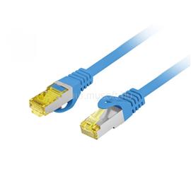 LANBERG Patch kábel CAT.6a S/FTP LSZH 0.25m kék, réz PCF6A-10CU-0025-B small