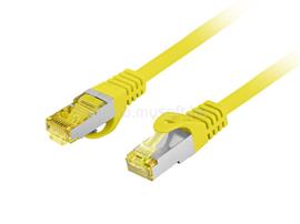 LANBERG Patch kábel CAT.6a S/FTP LSZH 0.25m sárga, réz PCF6A-10CU-0025-Y small