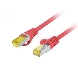 LANBERG Patch kábel CAT.6a S/FTP LSZH 1m piros, réz PCF6A-10CU-0100-R small