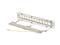 LANBERG patch panel blank 12 port 10/1U FTP for keystone modules grey PPKS-9212-S small