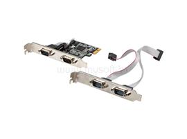 LANBERG PCE-DB9-004 PCI Express->COM 9PIN X4 + Low profile bracket PCE-DB9-004 small