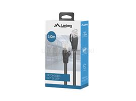 LANBERG PCU5-15CC-0500-BK Patchcord RJ45 cat. 5e UTP 5m black PCU5-15CC-0500-BK small