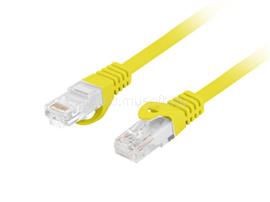 LANBERG PCU6-10CU-0025-Y Cat.6 U/UTP LSZH CU AWG26 árnyékolatlan sárga patch kábel 0,25m PCU6-10CU-0025-Y small