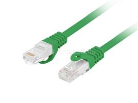 LANBERG PCU6-10CU-1000-G Cat.6 U/UTP LSZH CU AWG26 árnyékolatlan zöld patch kábel 10m PCU6-10CU-1000-G small