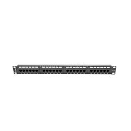 LANBERG PPU5-1024-B 24 portos Cat.5e UTP 1U magasságú árnyékolatlan patch panel 19" (fekete) PPU5-1024-B small