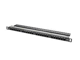LANBERG PPU6-0024-B Patch Panel 24 port 0.5U cat. 6 black PPU6-0024-B small