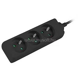 LANBERG PS0-03E-0150-BK 1.5M Black 3X 230V Lanter EXTENSION PL. CABLE FROM FULL COPPER PS0-03E-0150-BK small