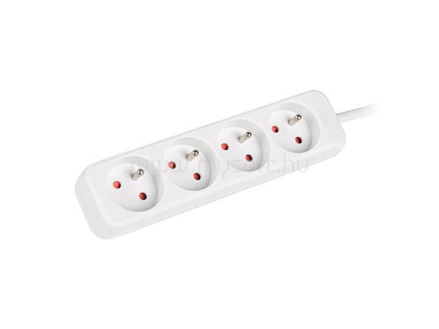 LANBERG PS0-04E-0150-W 1.5M White 4X 230V Lanter EXTENSION PL. CABLE FROM FULL COPPER
