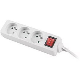LANBERG PS1-03E-0300-W 3M White LANTERGE CURVE 3X 230V PL WITH CIRCUIT BREAKER FULL COPPER PS1-03E-0300-W small