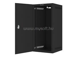 LANBERG Rack cabinet 10inch wall mount 12U 280x310 black with metal door flat pack WF10-2312-00B small