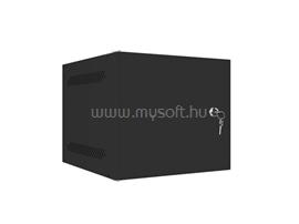 LANBERG Rack cabinet 10inch wall mount 4U 280x310 black with metal door WF10-2304-00B small