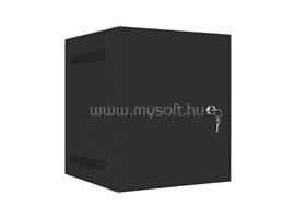 LANBERG Rack cabinet 10inch wall mount 6U 280x310 black with metal door WF10-2306-00B small
