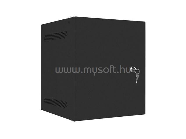 LANBERG Rack cabinet 10inch wall mount 6U 280x310 black with metal door