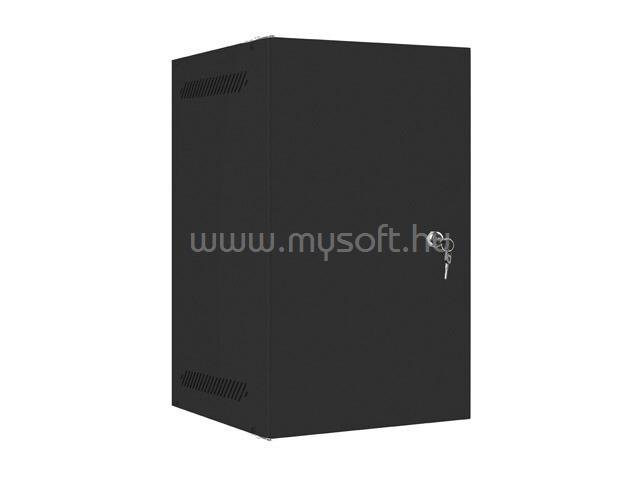 LANBERG Rack cabinet 10inch wall mount 9U 280x310 black with metal door