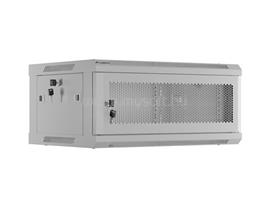 LANBERG Rack cabinet 19inch wall-mount 4U 600x450 perforated door grey WF01-6404-23S small